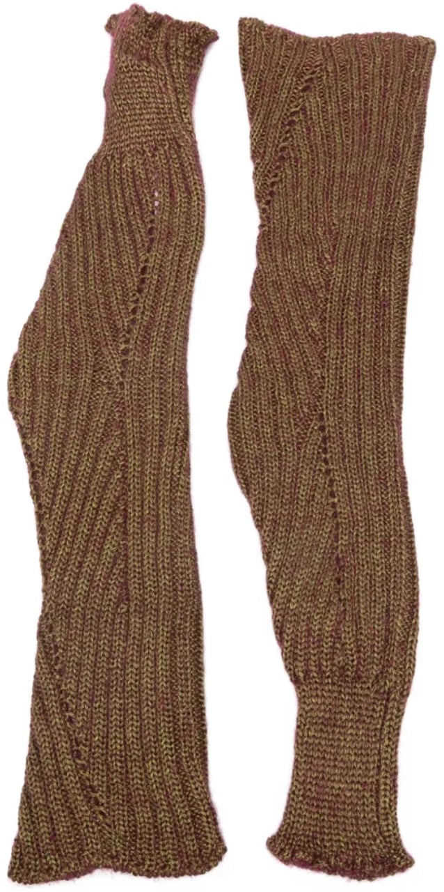 Vivienne Westwood Mary Armwarmers Gold Bruin