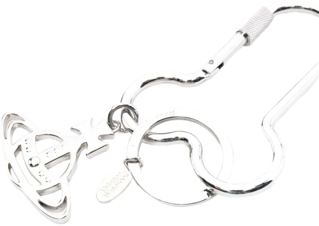 Vivienne Westwood Penis Carabiner Keyring Silver Divers