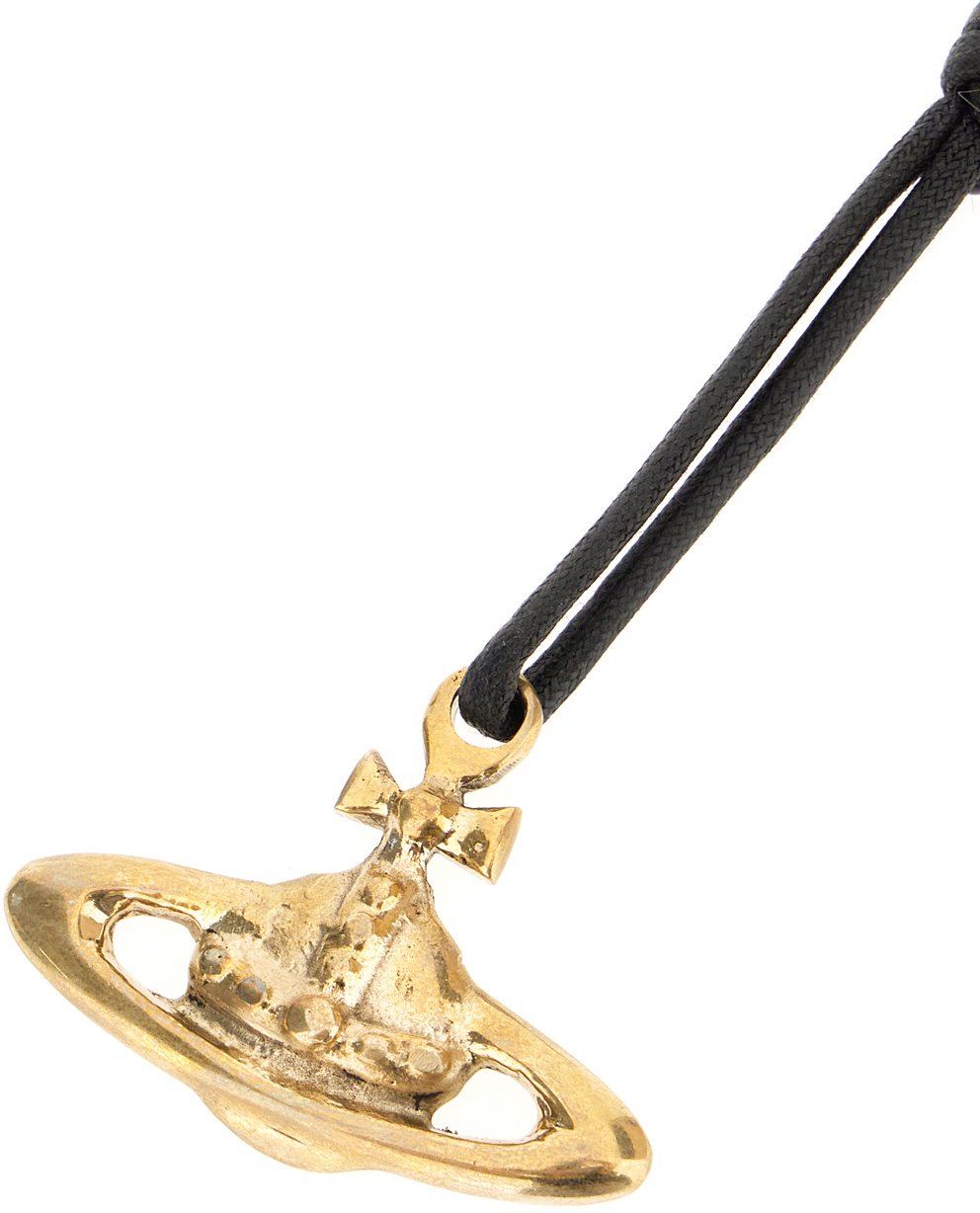 Vivienne Westwood Vivienne Westwood Two-tone metal and fabric Orb key ring Divers