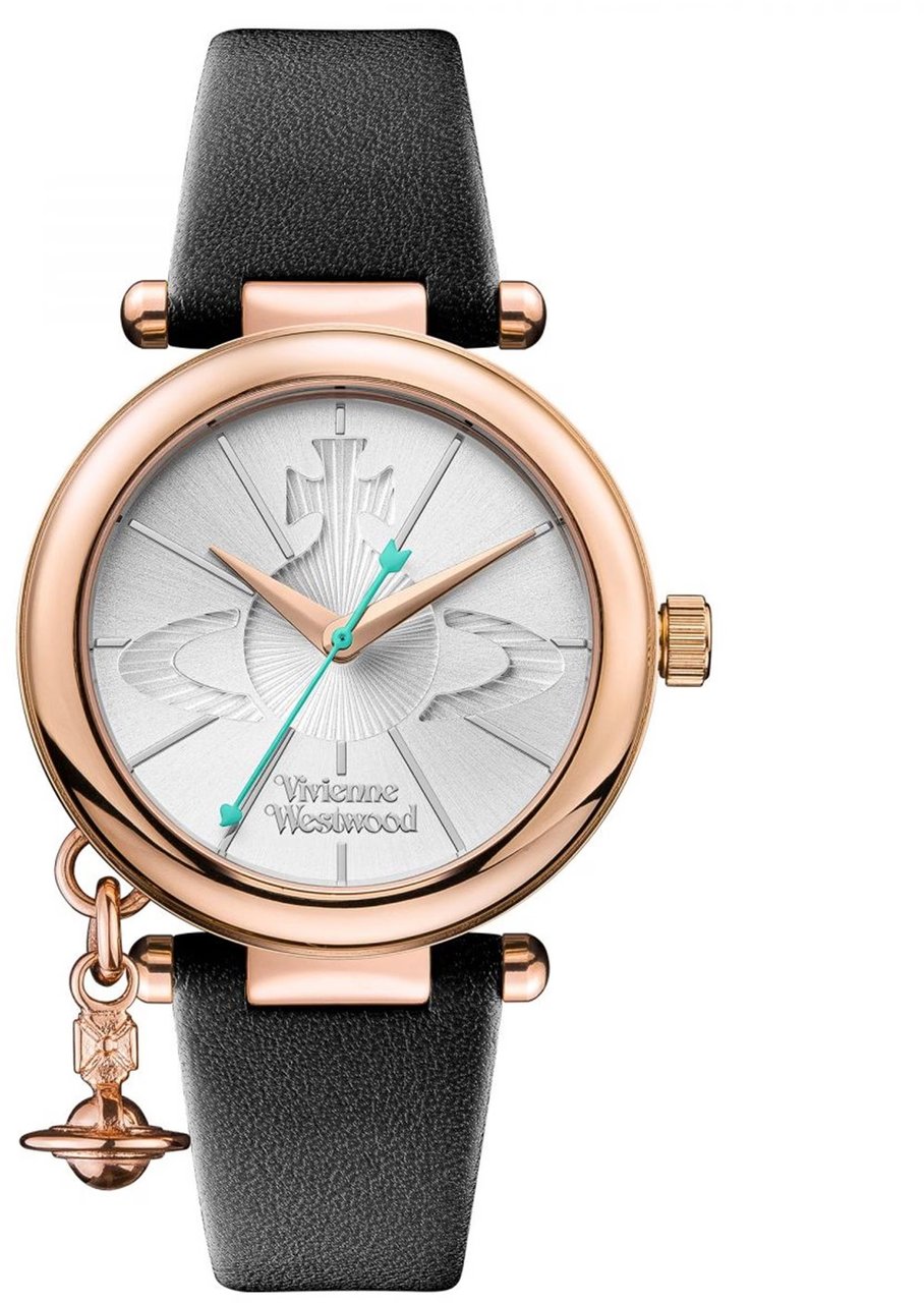 Vivienne Westwood Orb Logo Quartz Watch Zwart