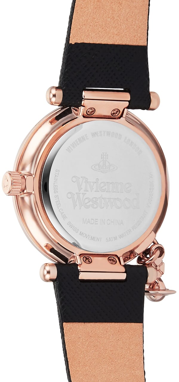 Vivienne Westwood Orb Logo Quartz Watch Zwart
