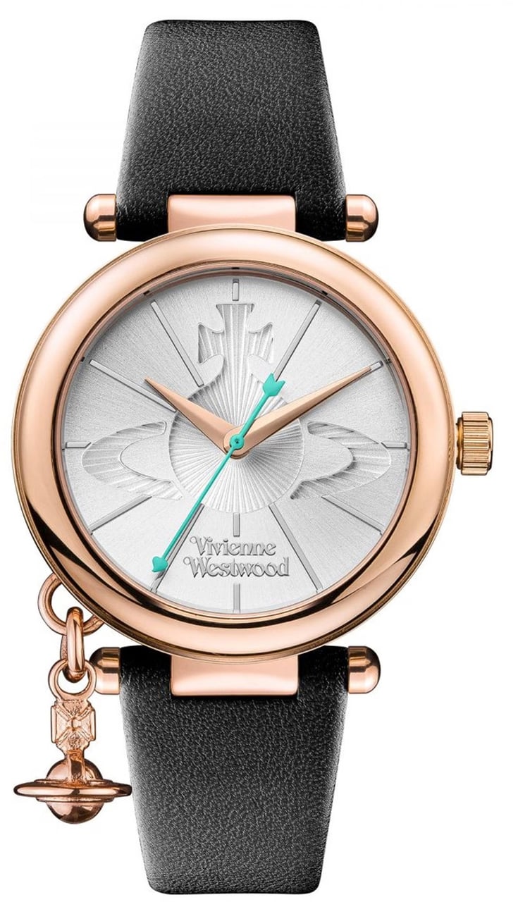 Vivienne Westwood Orb Logo Quartz Watch Zwart