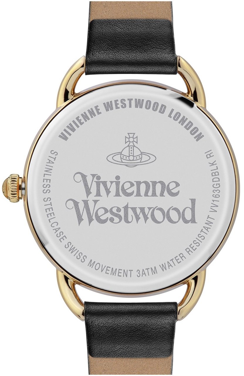 Vivienne Westwood Carnaby Orb Logo 32mm Quartz Watch Zwart