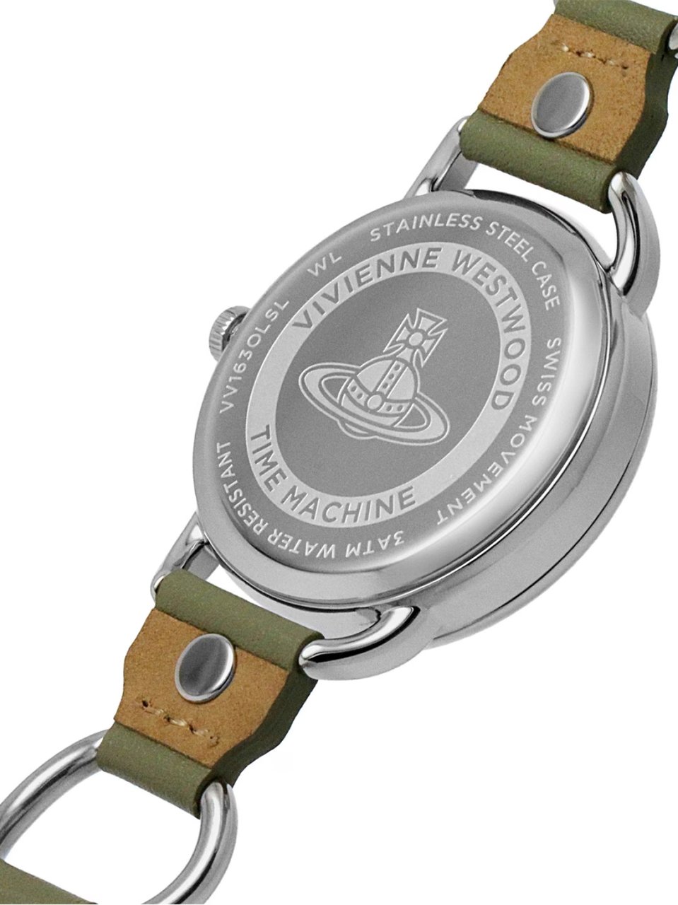 Vivienne Westwood Carnaby Orb Logo 33mm Quartz Watch Groen