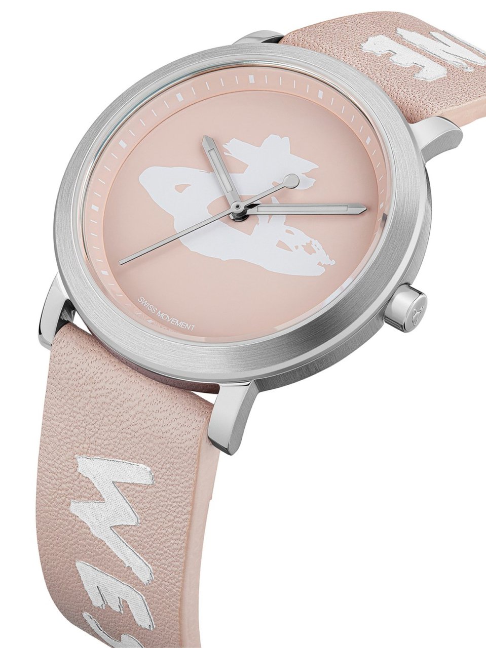Vivienne Westwood Ladbroke Orb Logo 35mm Quartz Watch Roze