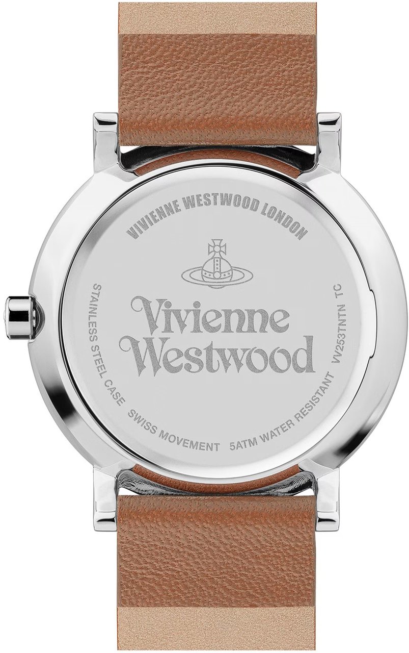 Vivienne Westwood Ladbroke Orb Logo 35mm Quartz Watch Bruin
