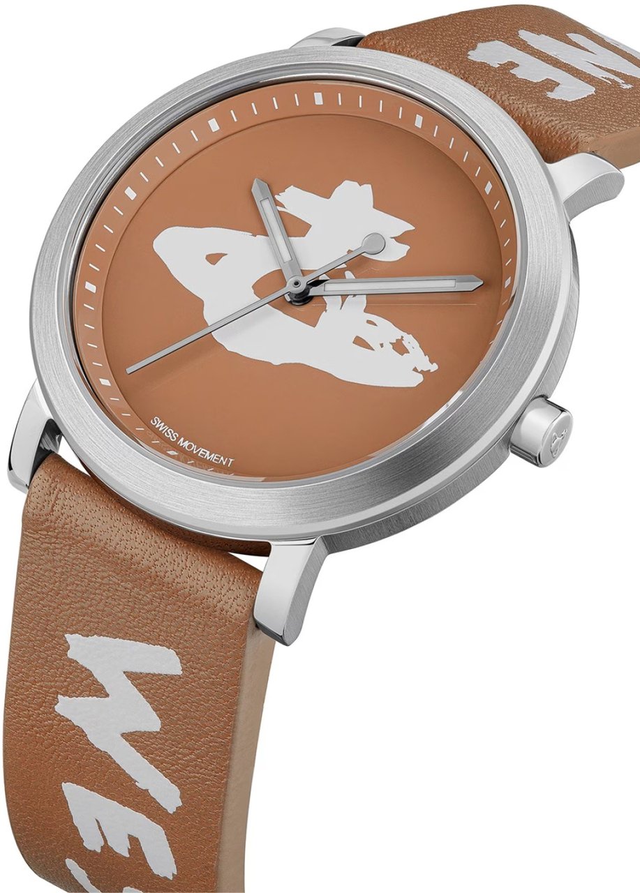 Vivienne Westwood Ladbroke Orb Logo 35mm Quartz Watch Bruin