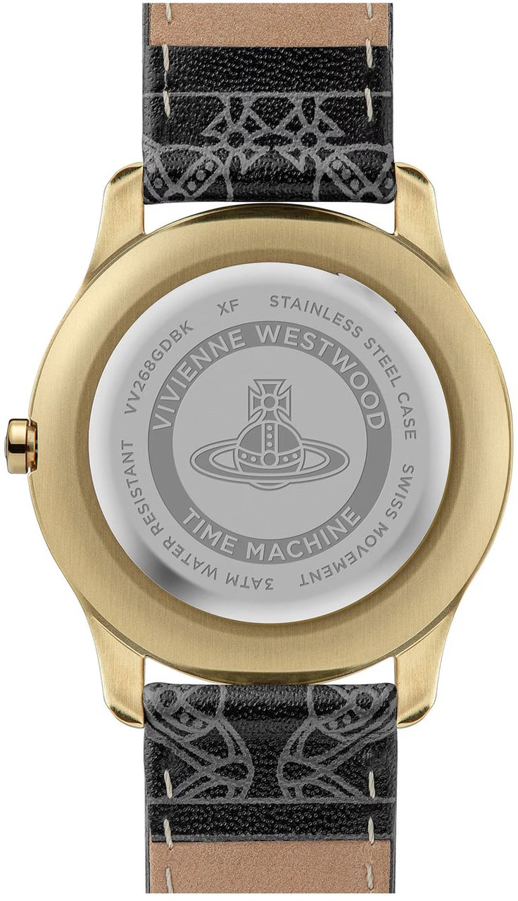 Vivienne Westwood Berkley Logo 35mm Quartz Watch Zwart