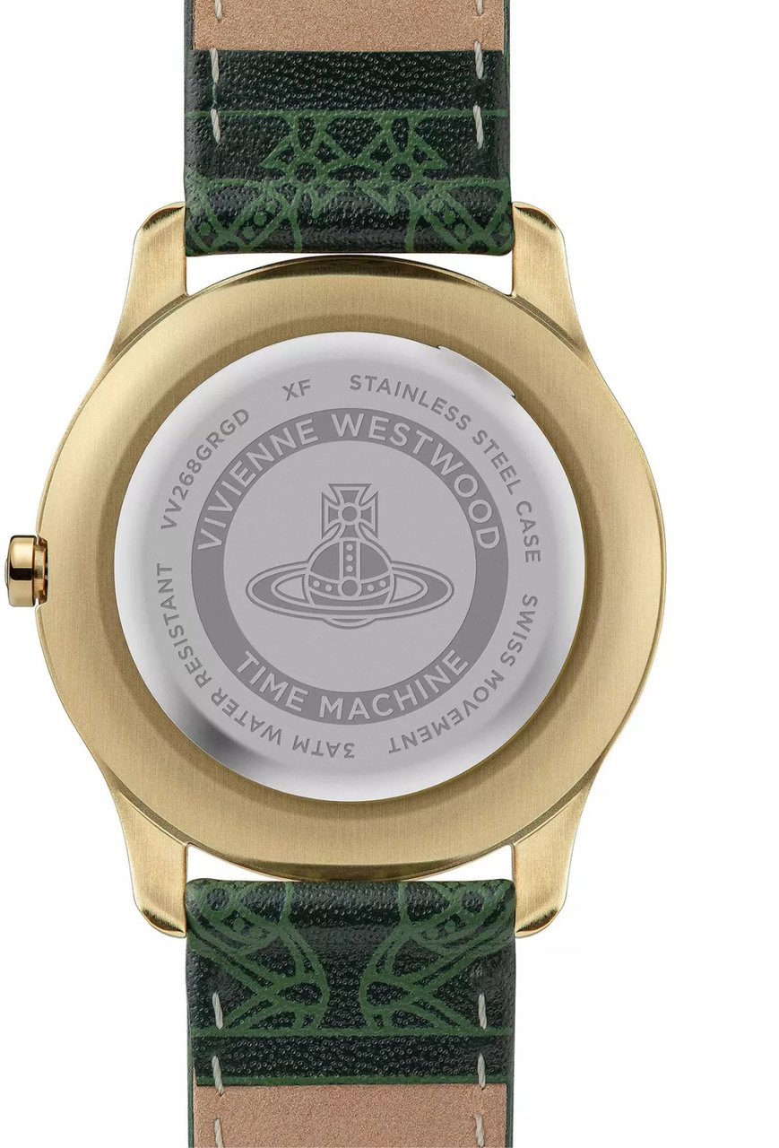 Vivienne Westwood Berkley Logo 35mm Quartz Watch Groen