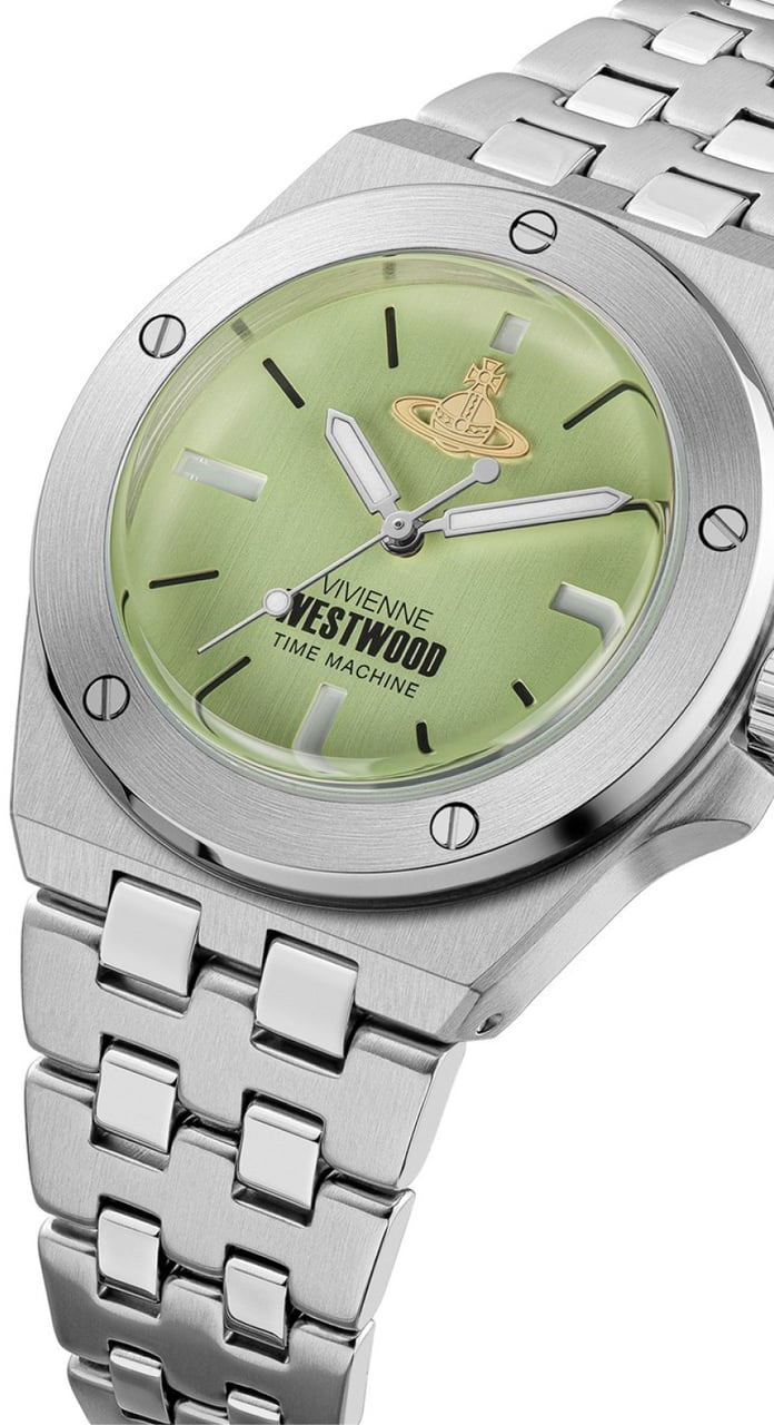 Vivienne Westwood Leamouth 41mm Quartz Watch Zilver