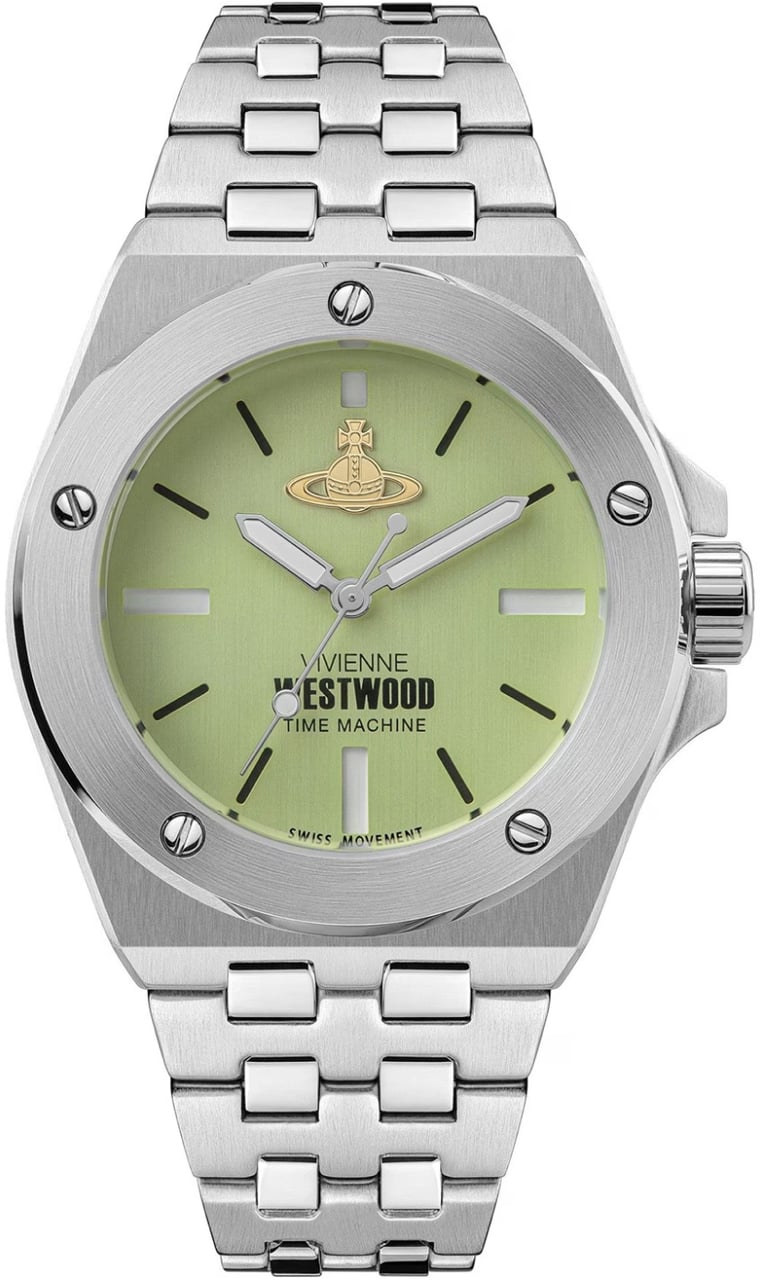 Vivienne Westwood Leamouth 41mm Quartz Watch Zilver