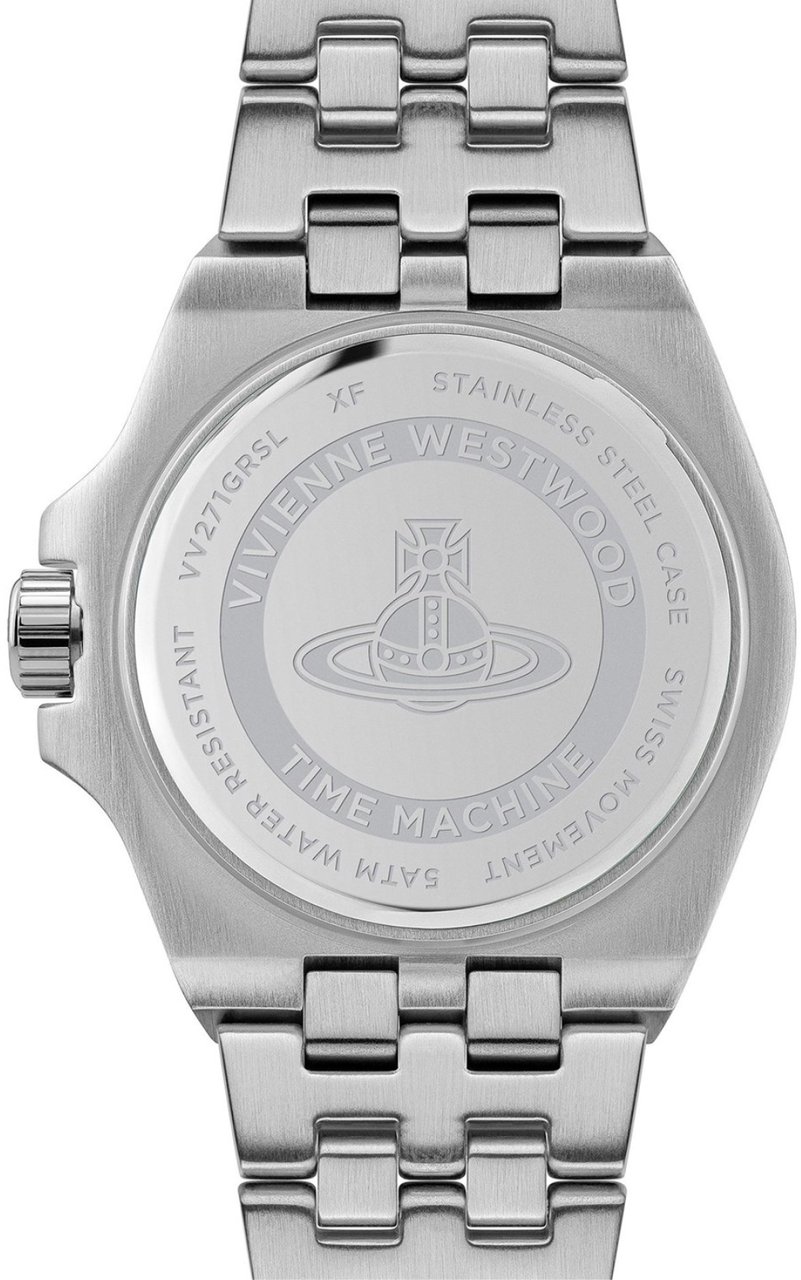 Vivienne Westwood Leamouth 41mm Quartz Watch Zilver