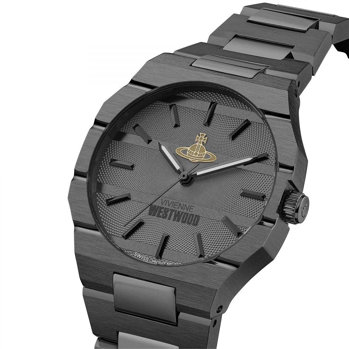 Vivienne Westwood The Bank 37mm Quartz Watch Zwart