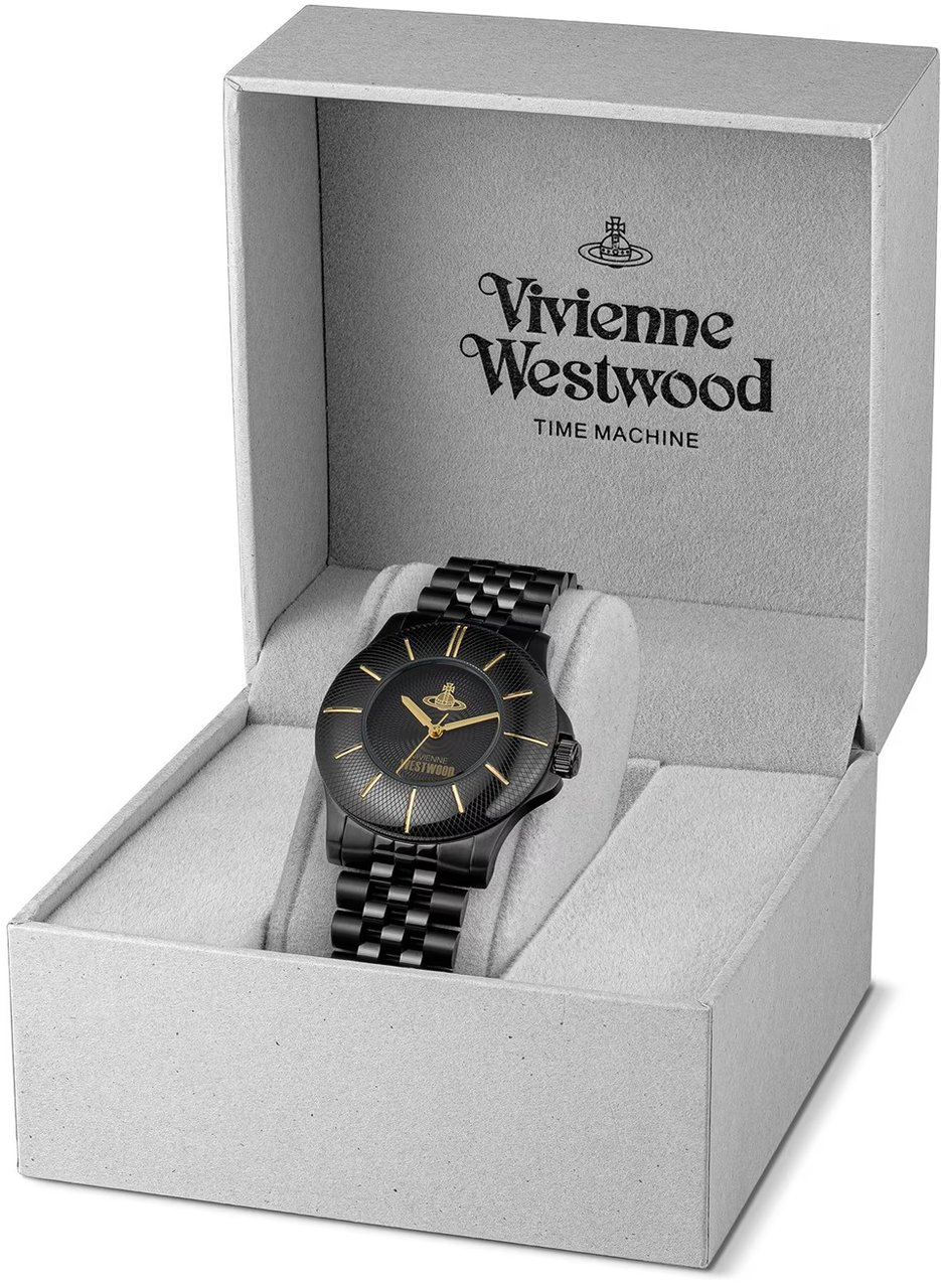 Vivienne Westwood Walbrook 37mm Quartz Watch Zwart