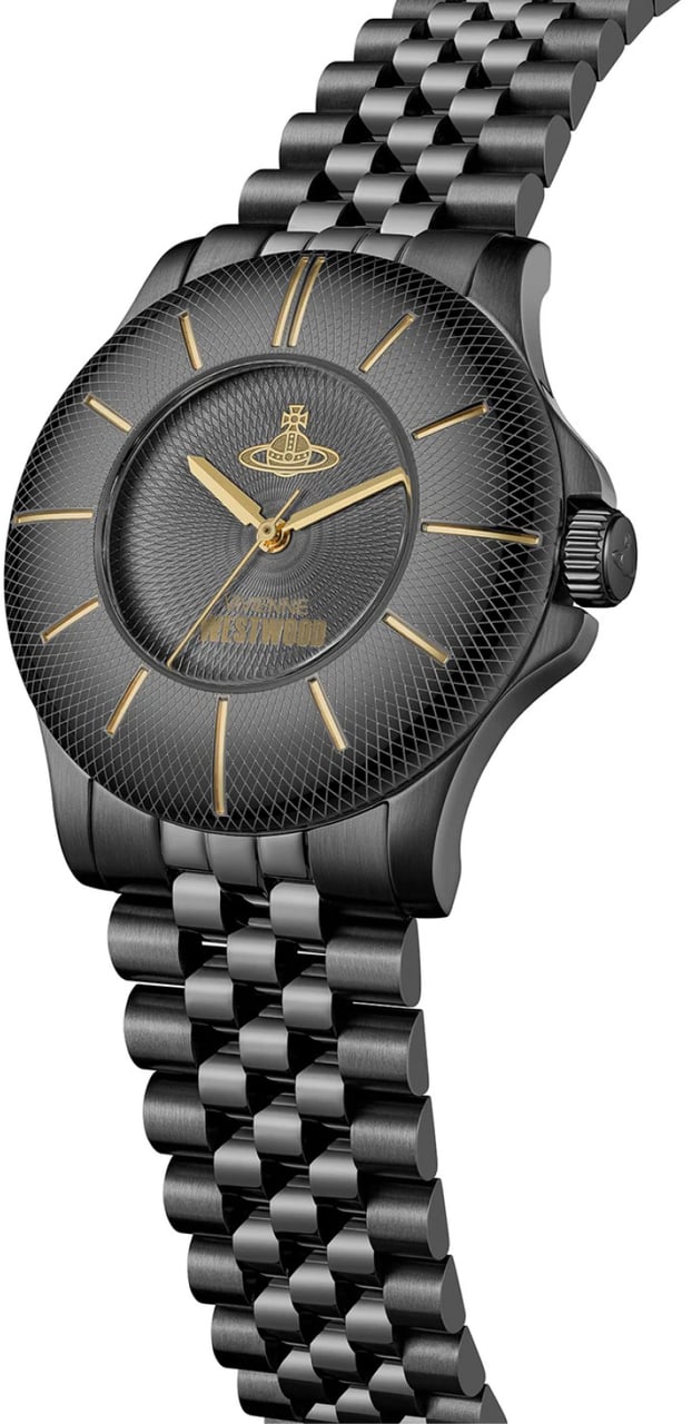 Vivienne Westwood Walbrook 37mm Quartz Watch Zwart