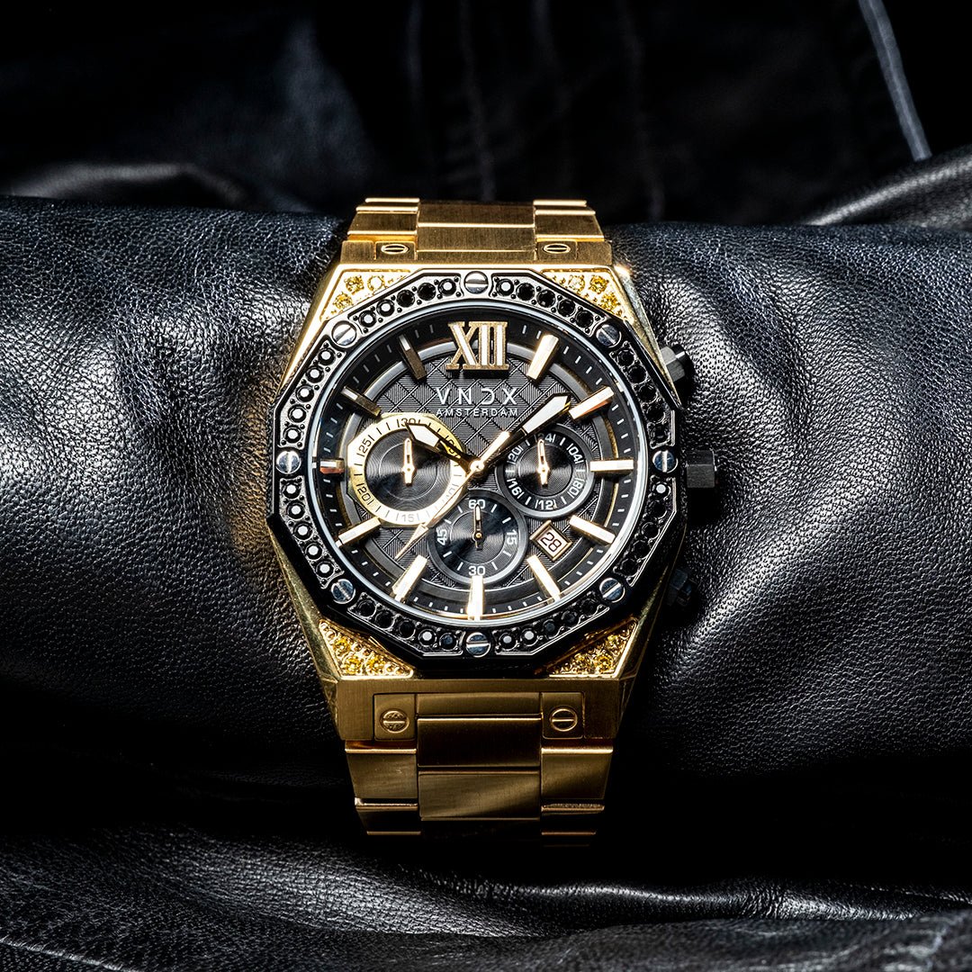 VNDX Amsterdam Wise Man Steel Stones Goud Goud