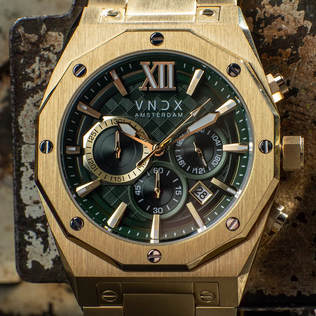 VNDX Amsterdam Wise Man Steel Goud Groen Goud