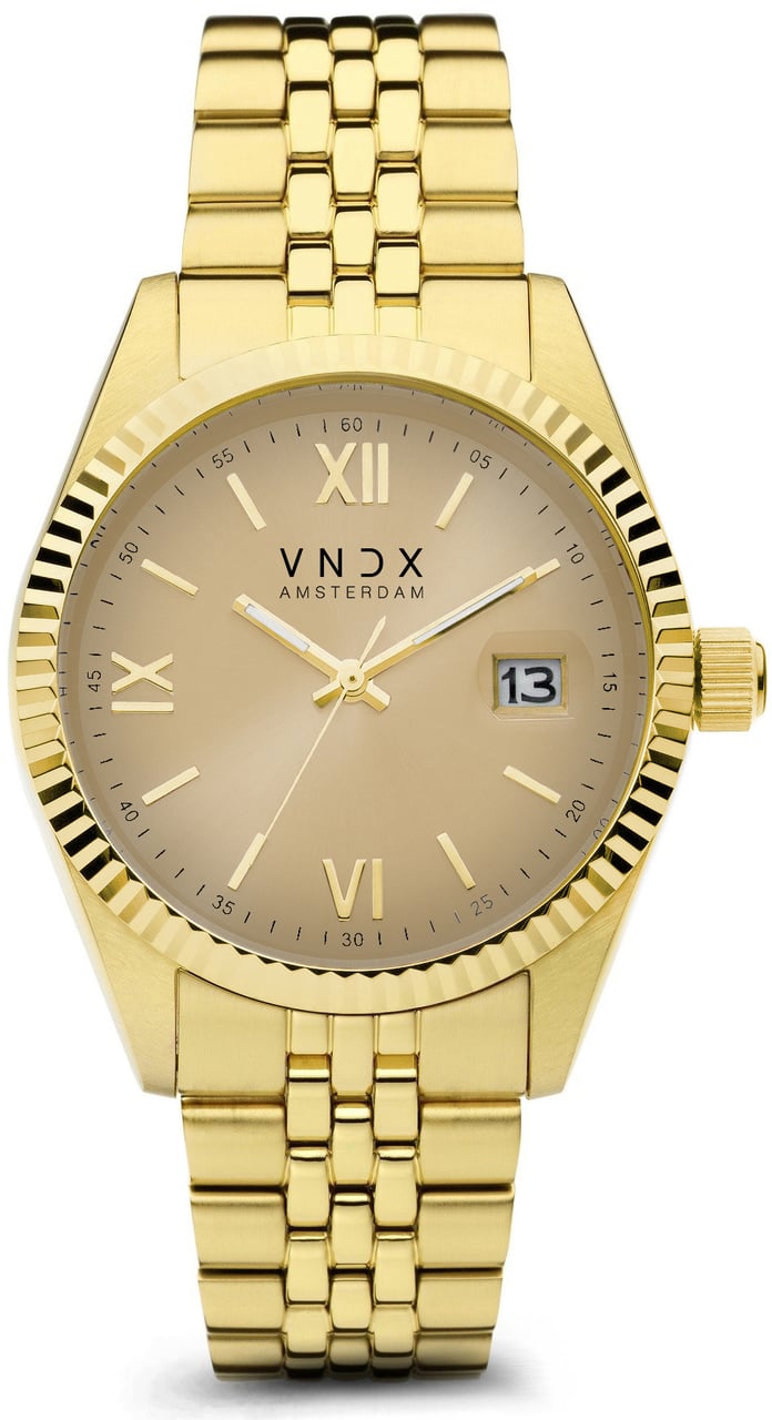VNDX Amsterdam VNDX Dare Devil XL Gold Beige MD43008-04 dameshorloge Beige