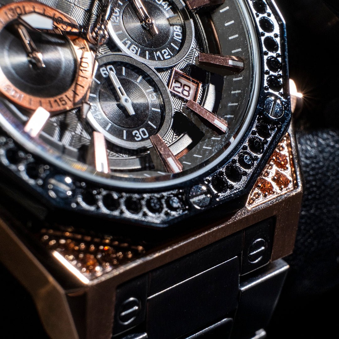 VNDX Amsterdam Wise Man Steel Stones Rosé Goud Roze