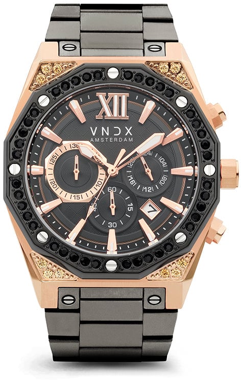 VNDX Amsterdam Wise Man Steel Stones Rosé Goud Roze