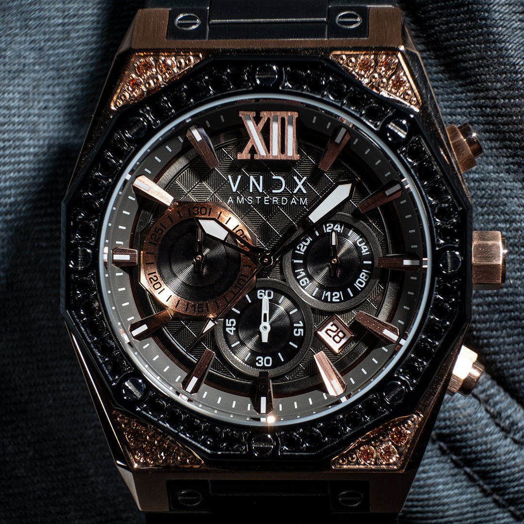 VNDX Amsterdam Wise Man Steel Stones Rosé Goud Roze