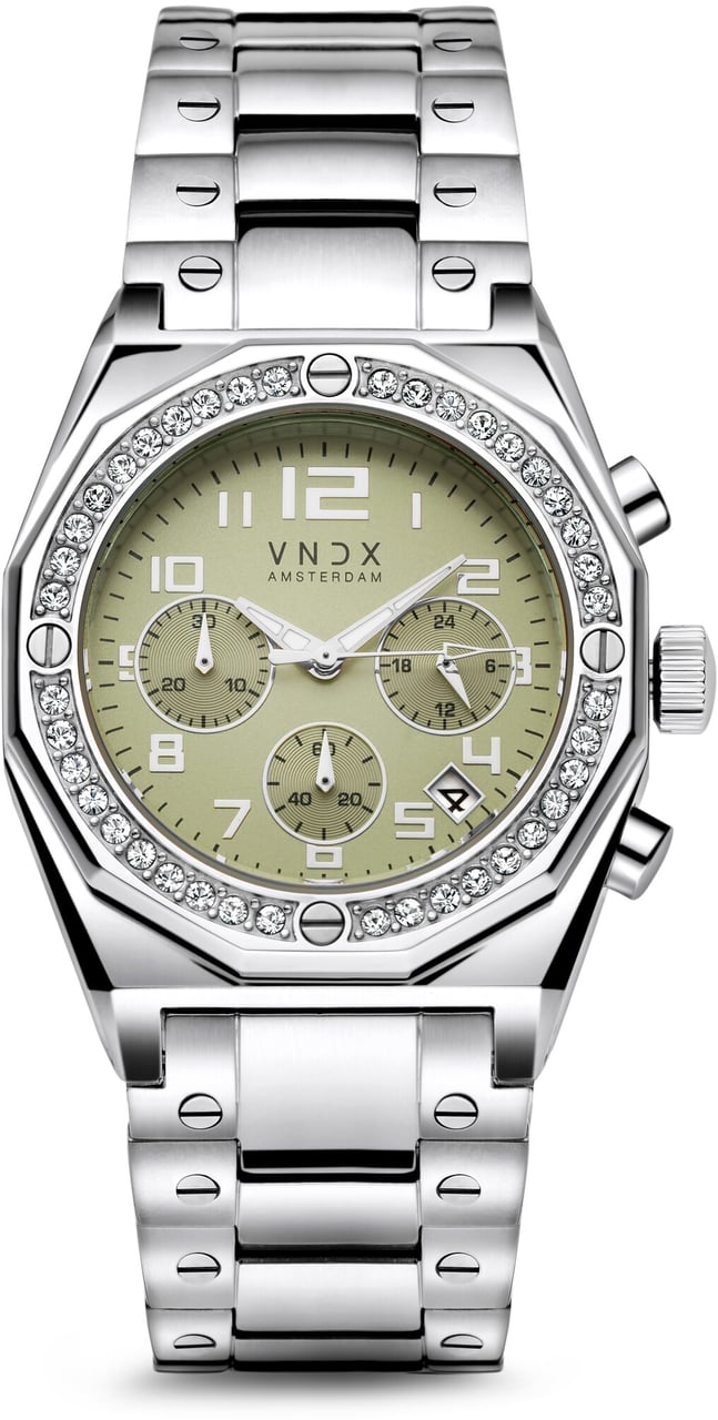 VNDX Amsterdam The One Stones Zilver Groen Zilver