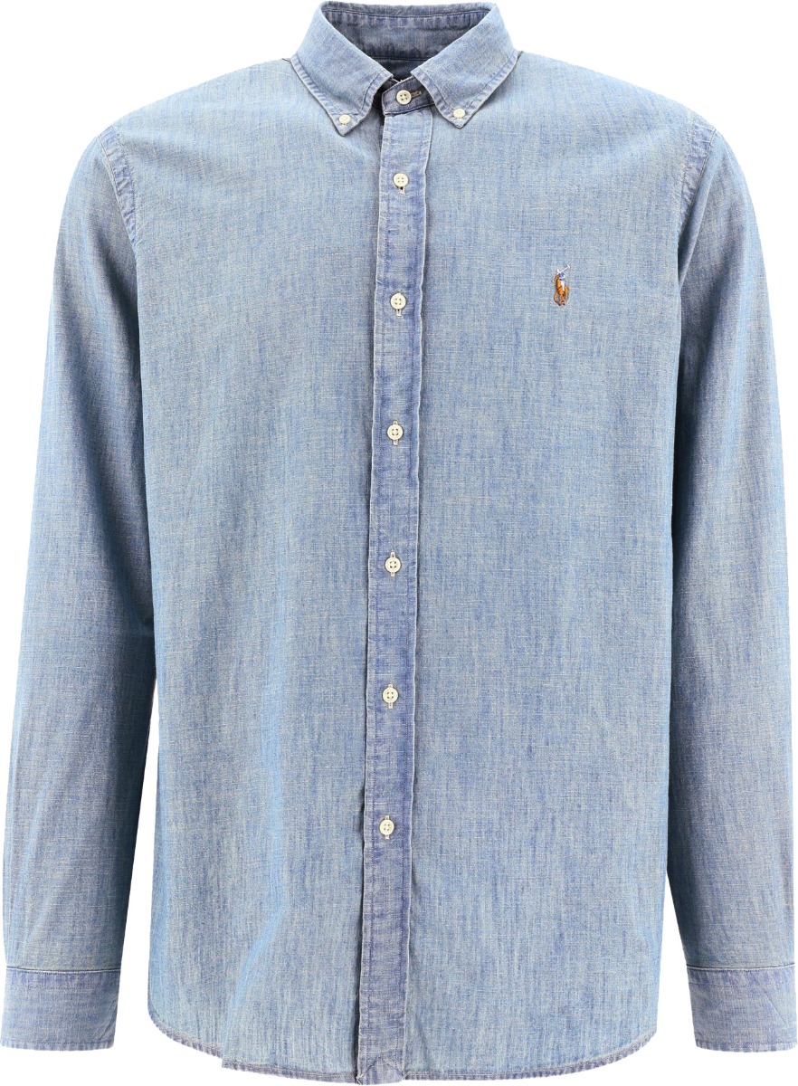 Ralph Lauren Shirts Chambray Lichtblauw