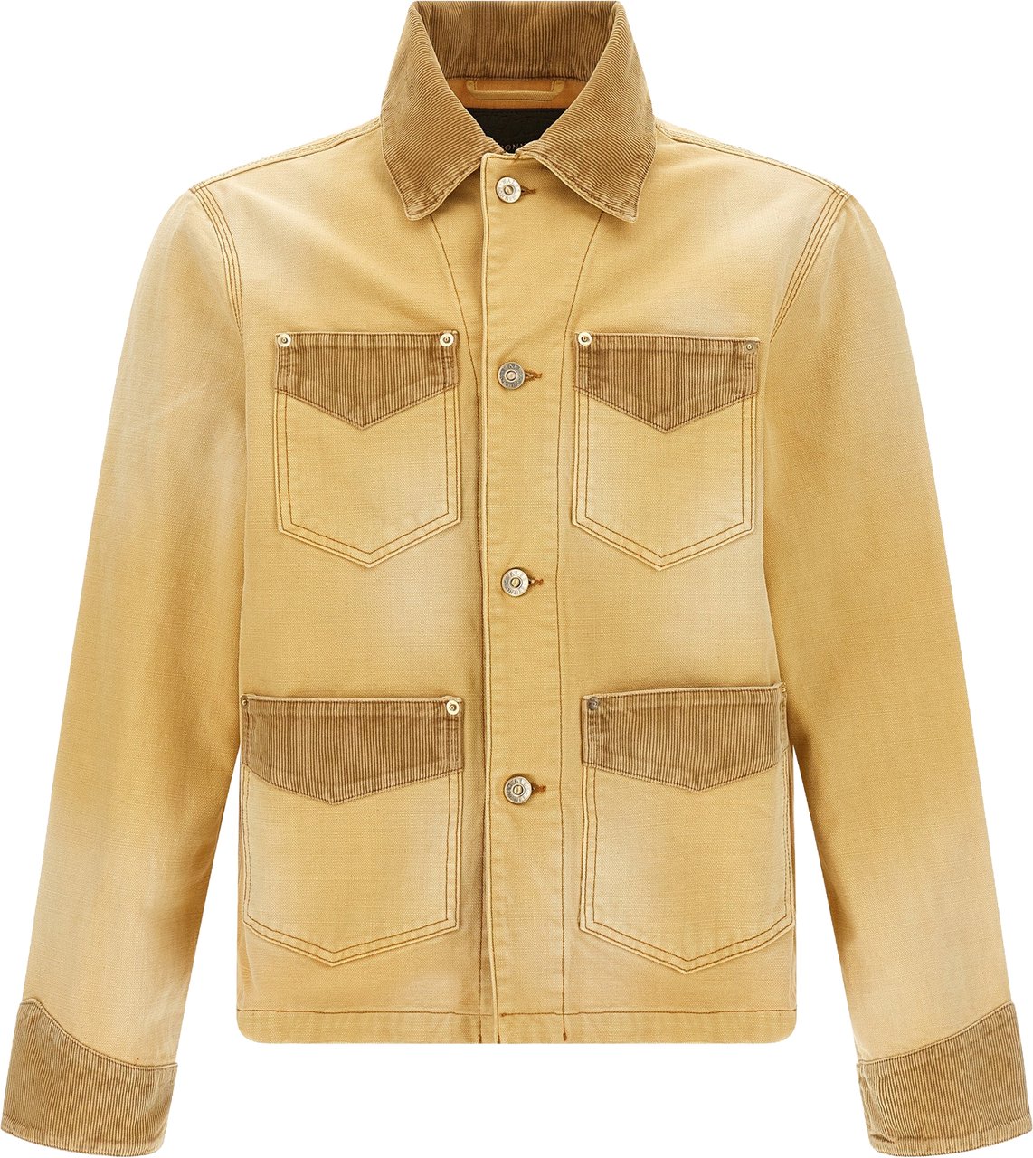 WALES BONNER Beige Cotton Denim Jacket Beige