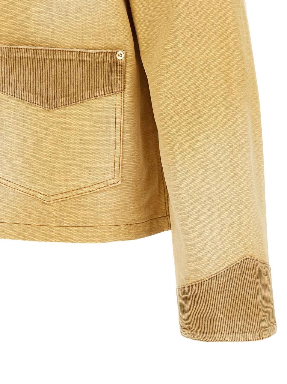 WALES BONNER Beige Cotton Denim Jacket Beige