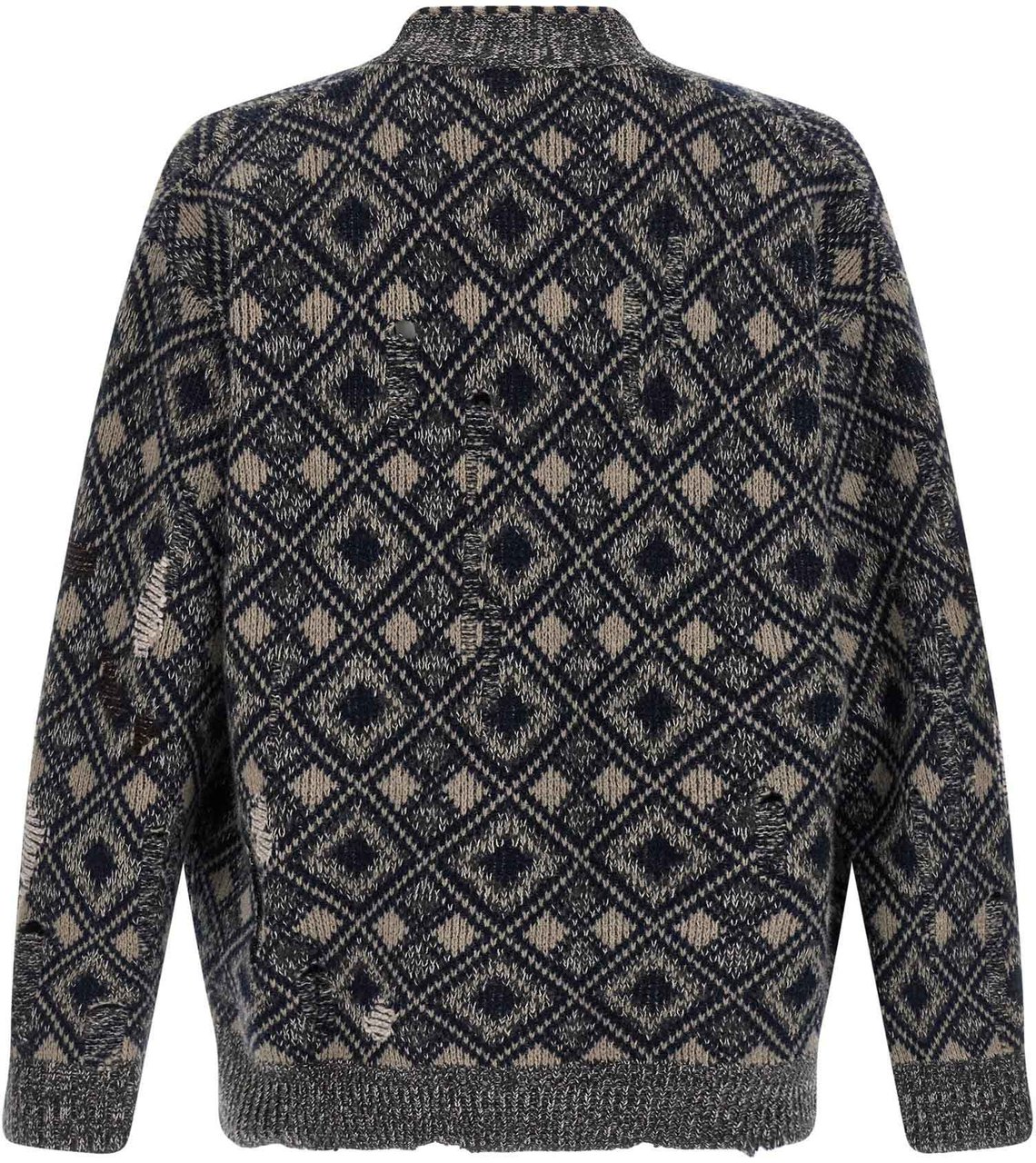 WALES BONNER Multicolor Merino Wool Cardigan Divers
