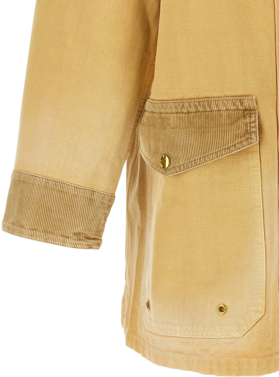 WALES BONNER Beige Cotton Coat Beige