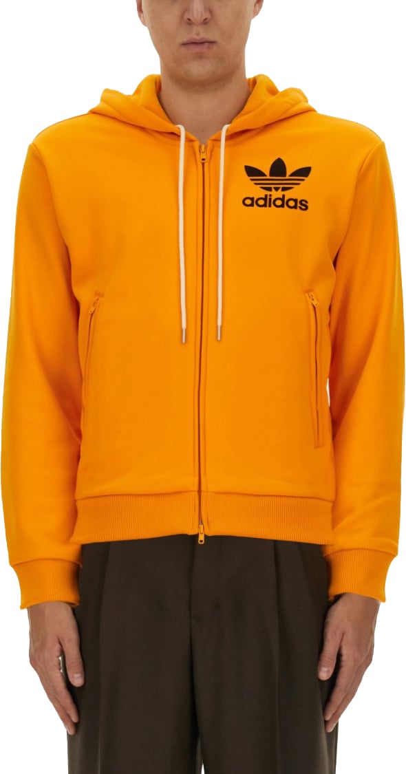 Wales Bonner Hooded Track Sweatshirt Oranje