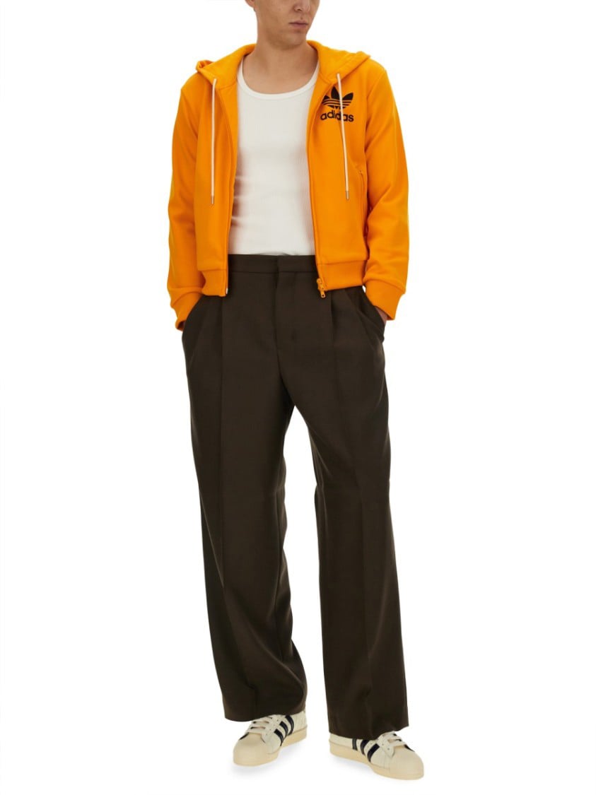Wales Bonner Hooded Track Sweatshirt Oranje