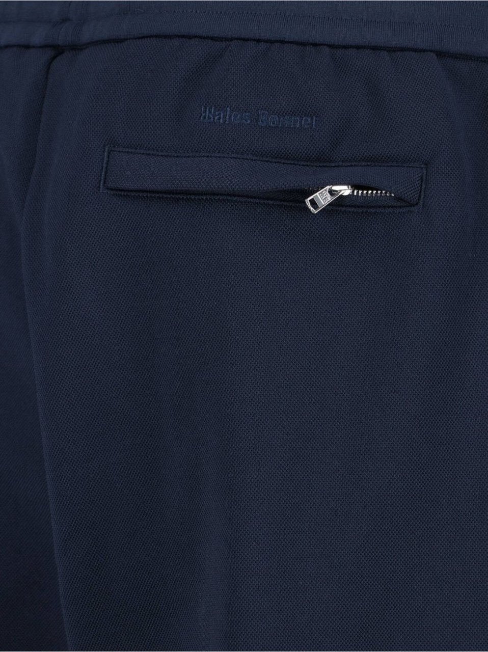 Wales Bonner Navy Blue Activewear Pants With Elasticized Waistband Blauw