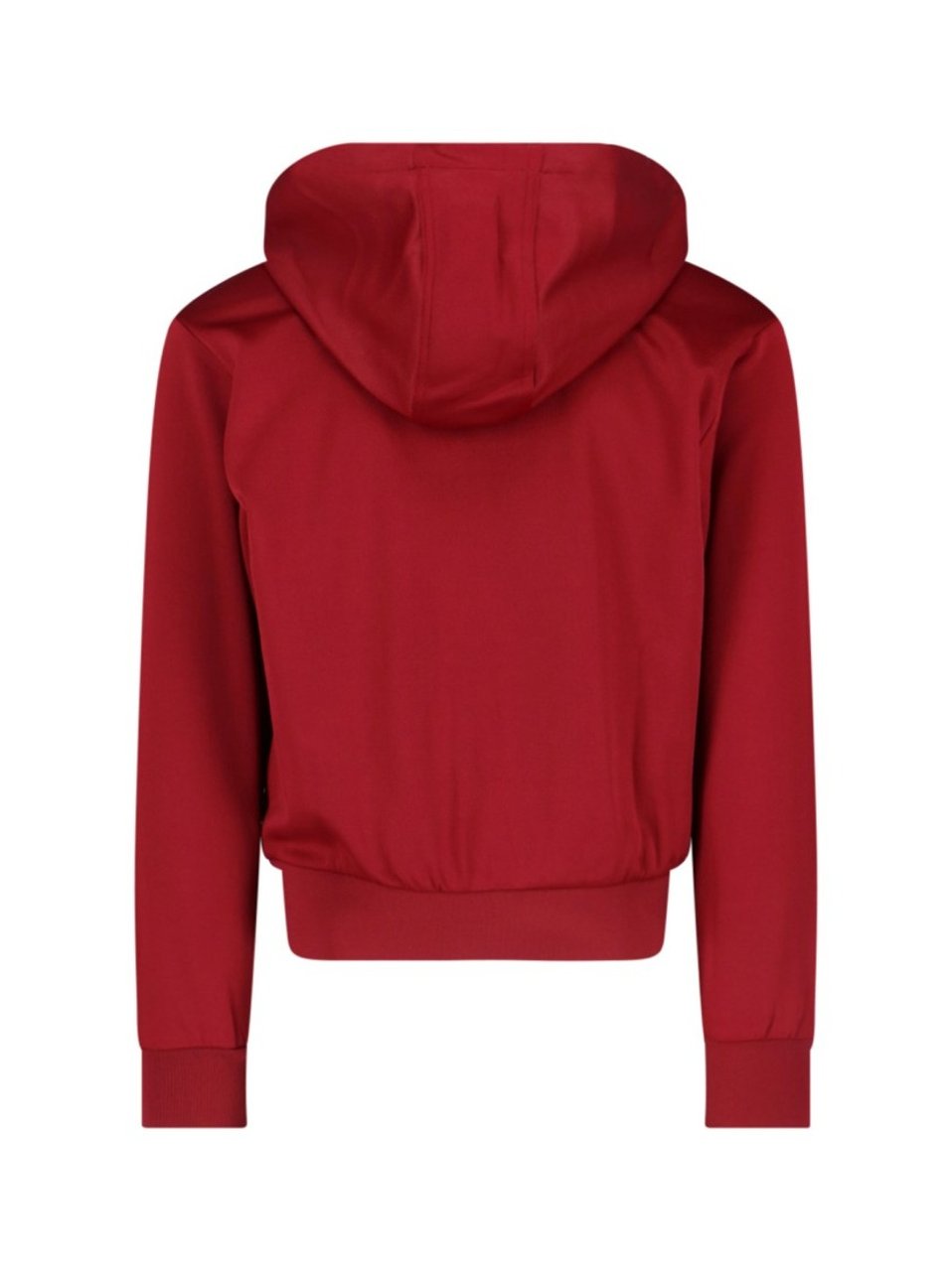 Wales Bonner Bordeaux Cotton Blend Zip-Up Hoodie Rood