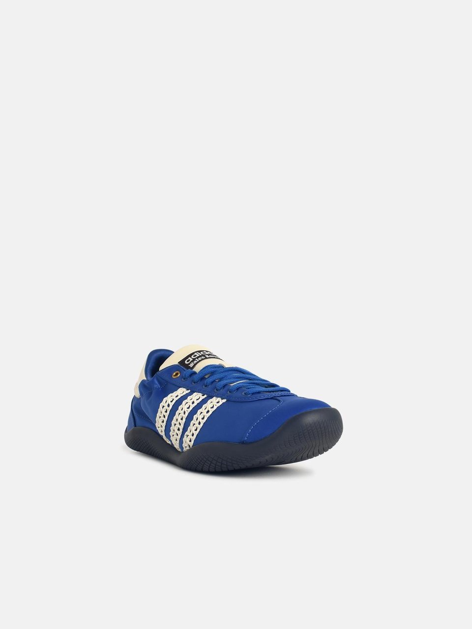 Wales Bonner Karintha Lo Satin' Blue Fabric Sneakers Blauw