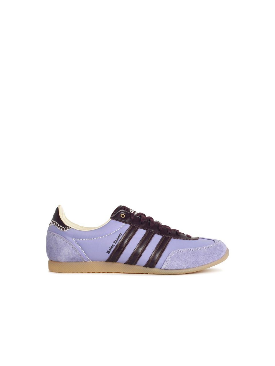 Wales Bonner Japan' Lilac Leather Blend Sneakers Blauw