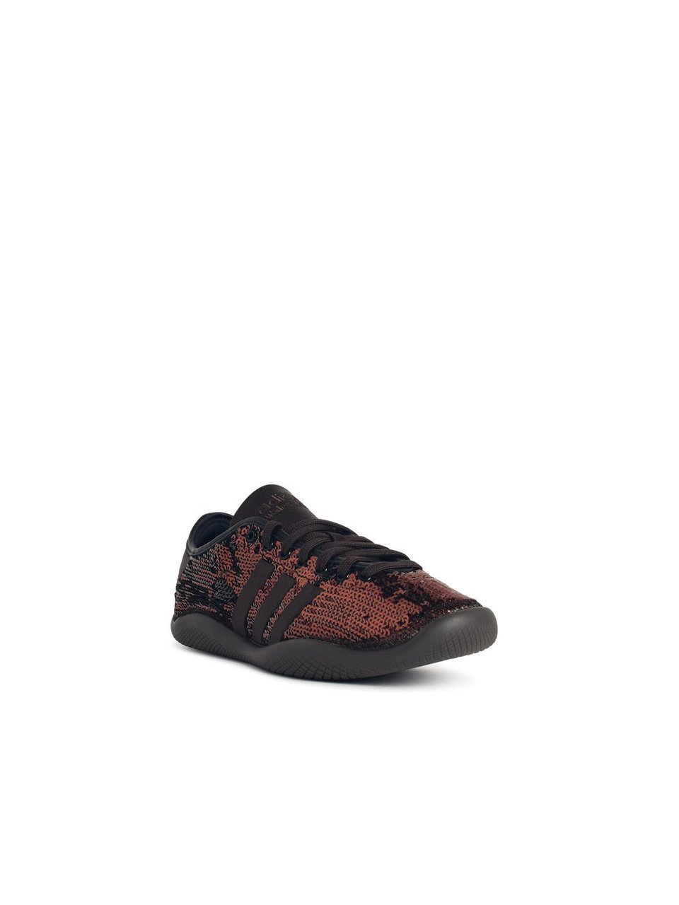Wales Bonner Karintha Sequin' Brown Fabric Sneakers Zwart