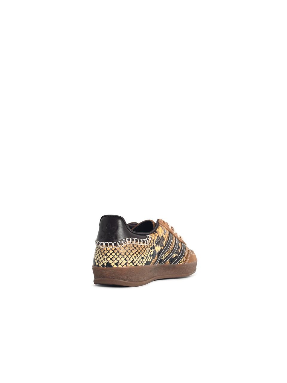 Wales Bonner 'Gazzelle Snake' Beige Leather Sneakers Bruin