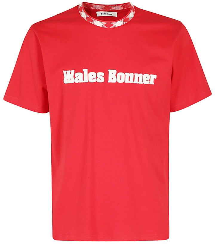 Wales Bonner Organic Cotton T-Shirt Rood