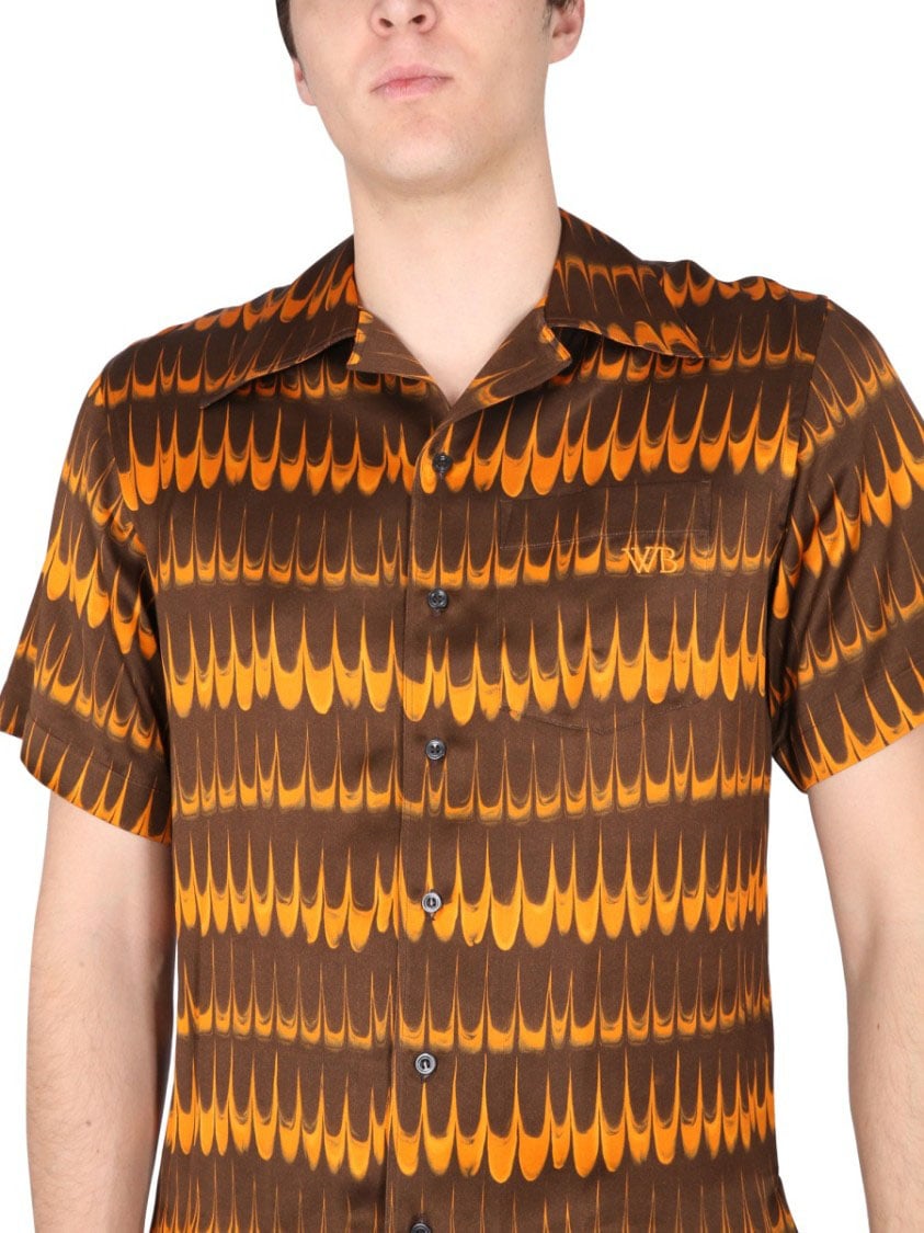 Wales Bonner Rhythm Shirt Bruin