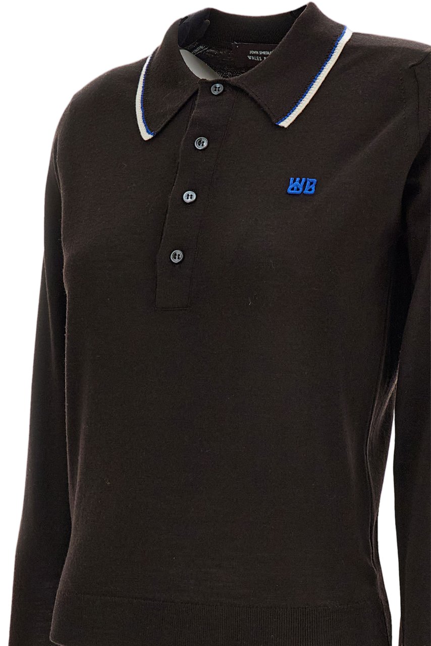 Wales Bonner Brown Wales Bonner Polo Shirt Bruin