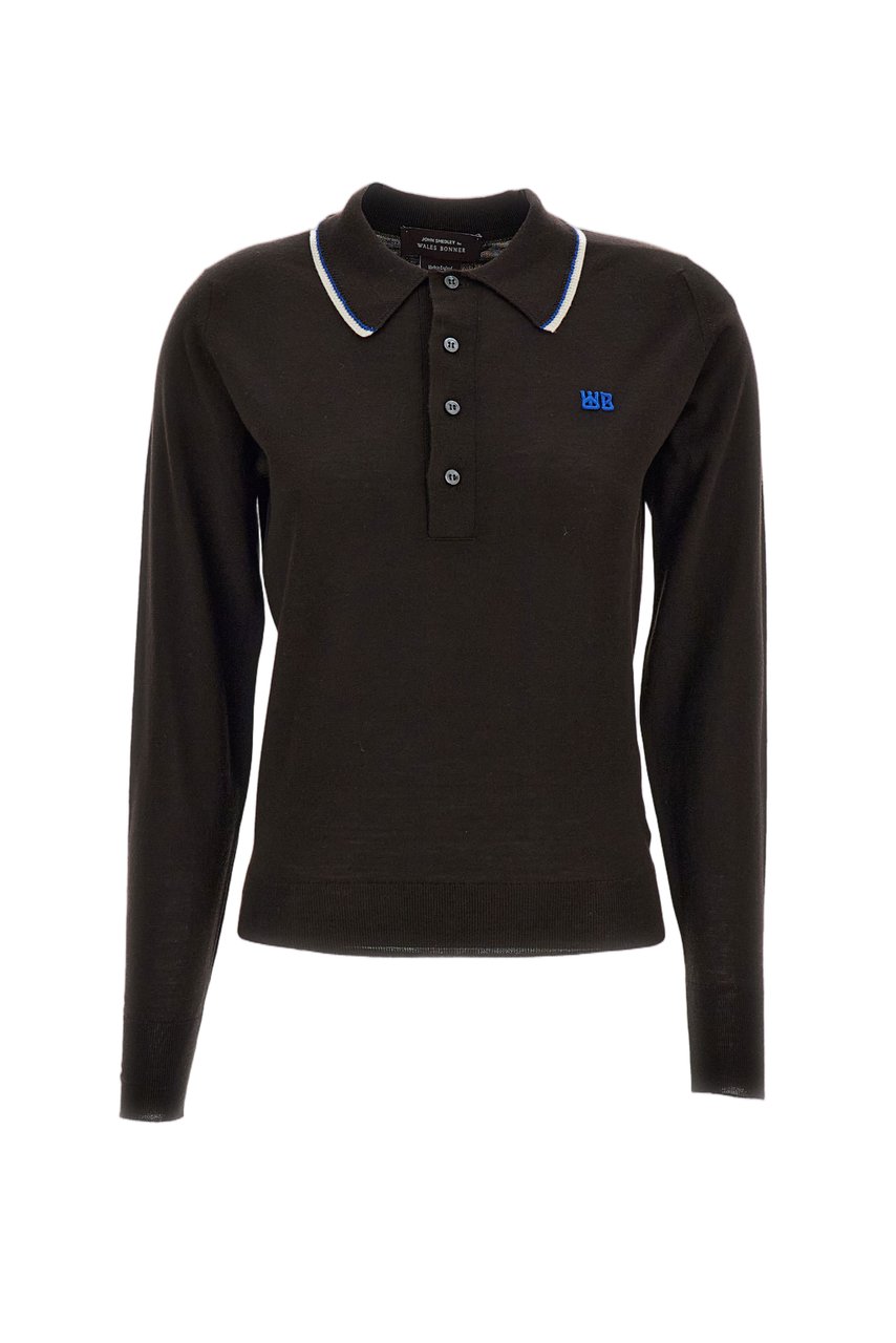 Wales Bonner Brown Wales Bonner Polo Shirt Bruin