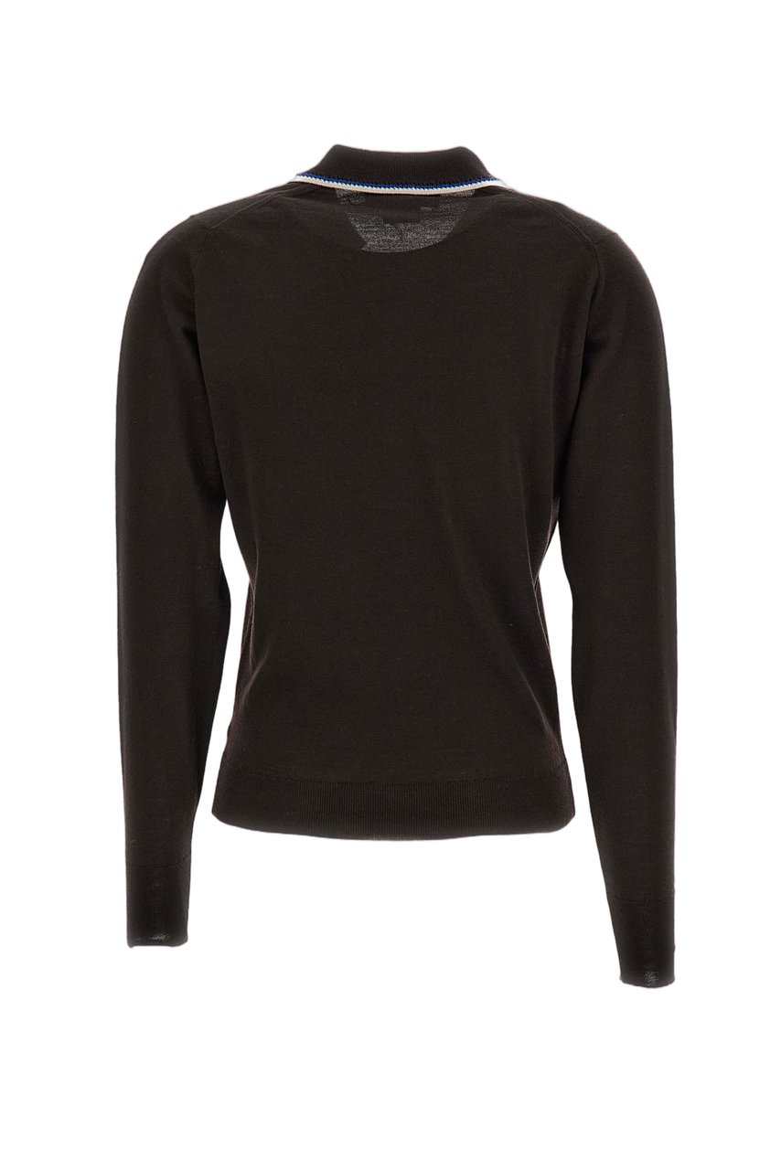 Wales Bonner Brown Wales Bonner Polo Shirt Bruin