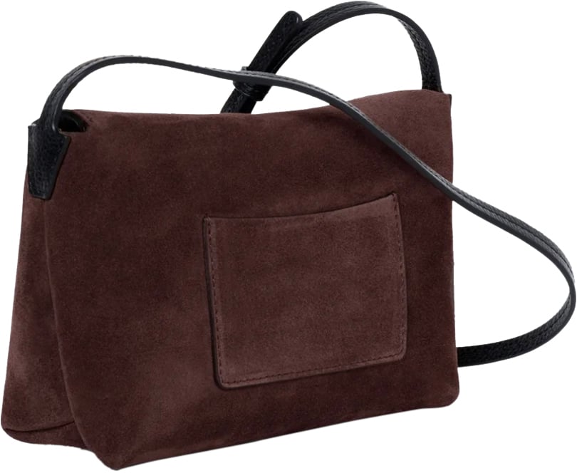 Wandler Penelope Slouch Mini Acai Suede Rood