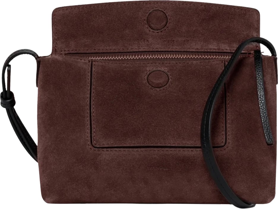 Wandler Penelope Slouch Mini Acai Suede Rood