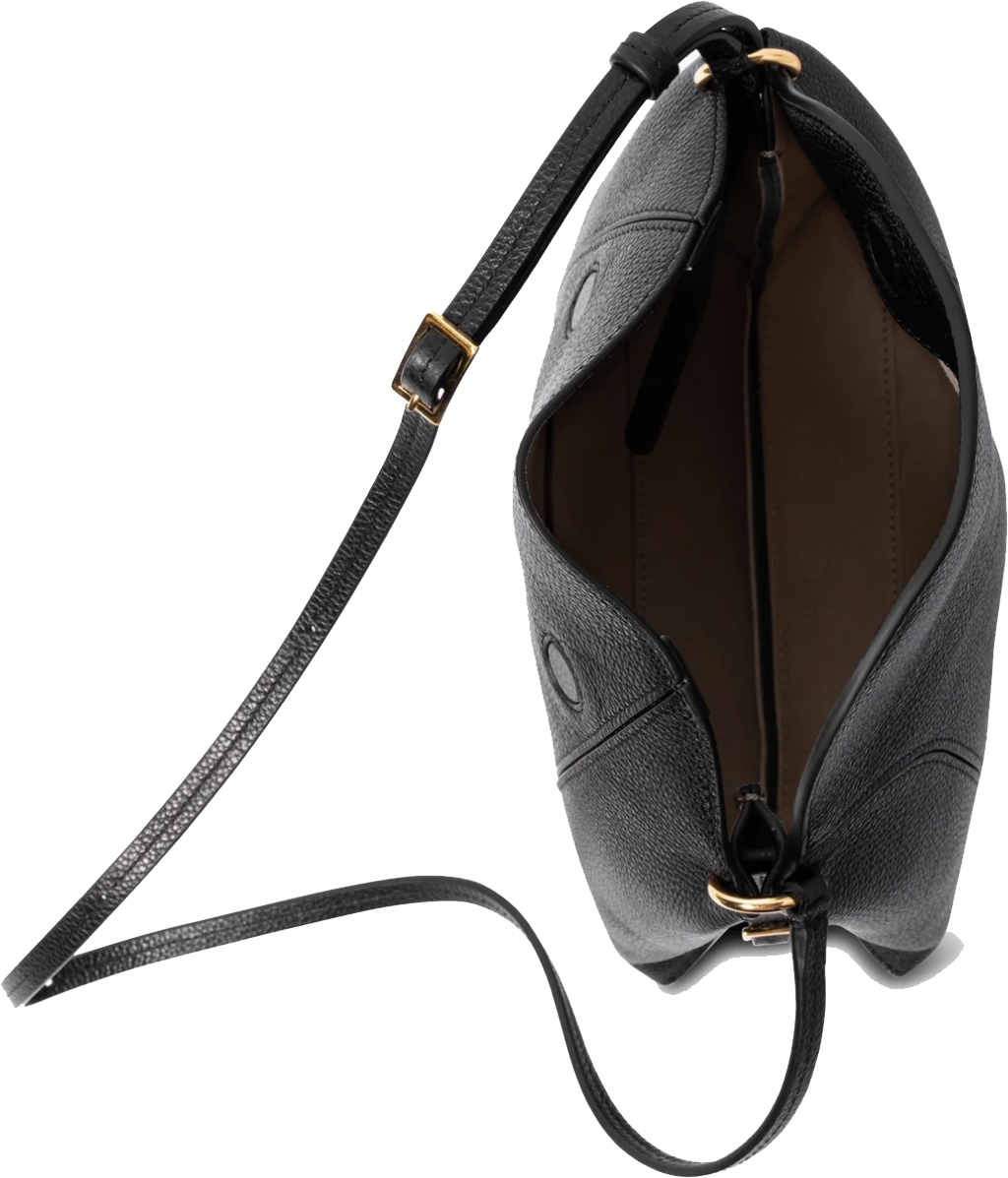 Wandler Penelope Slouch Bag Black Crust Zwart