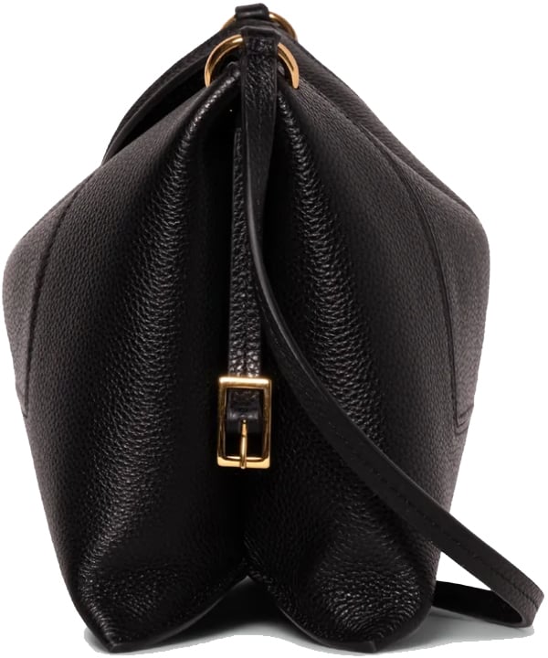 Wandler Penelope Slouch Bag Black Crust Zwart