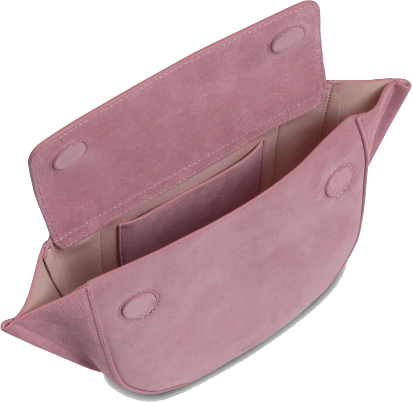 Wandler Hortensia Mini Apricot Suede Roze