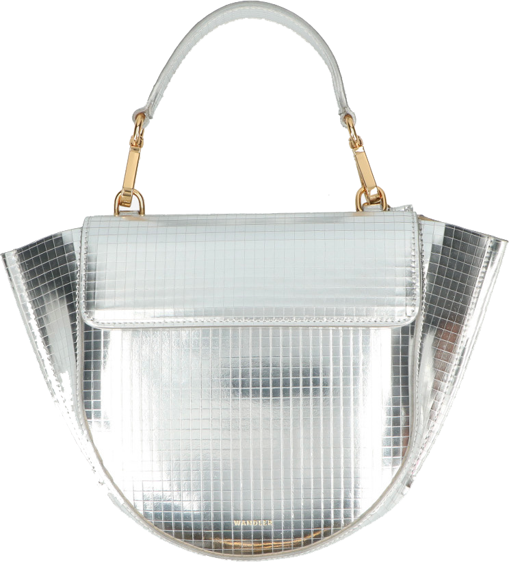 Wandler Hortensia Mini Bag Disco Silver Zilver